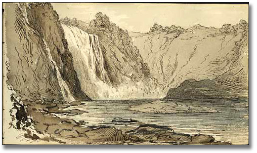 Falls of Montmorenci [sic], Quebec, [vers 1864]