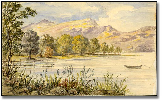 Derwentwater [Lake District, Cumbria, England], [vers 1861]