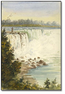 [Niagara Falls] Horseshoe [Fall] from the American Side, 1873