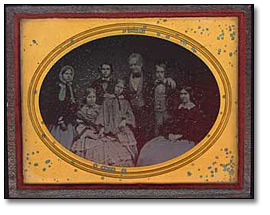 Langton William et sa famille, [vers 1855]