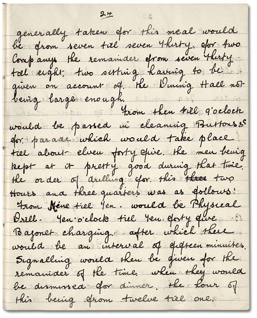 John Mould's Diary, p. 24, 1915
