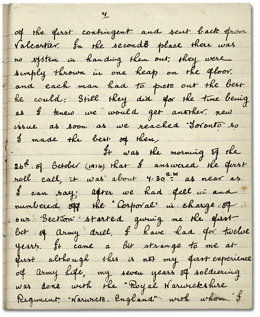 John Mould's Diary, p 7, 1914