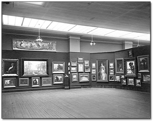 Photographie : King Street West gallery [Galerie de la rue King Ouest], 1904