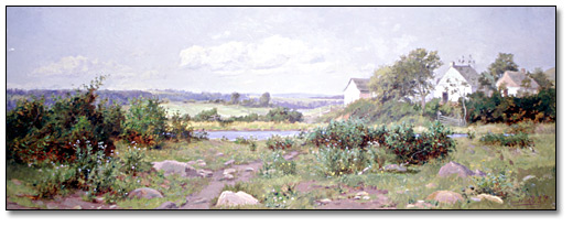 Oil on canvas: A Quiet Afternoon, Beaupre, [n.d.]