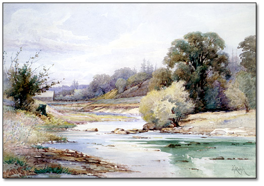Watercolour: Humber River, Woodbridge, [n.d.]