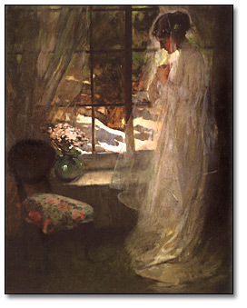 Huile sur toile : The Threshold [Le seuil], 1913