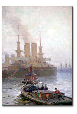 Oil on canvas: In Time of Peace, 1907