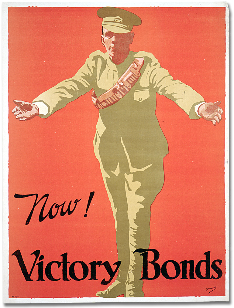 Affiche de guerre - Now! Victory Bonds! [Canada], [entre 1914 et 1918]