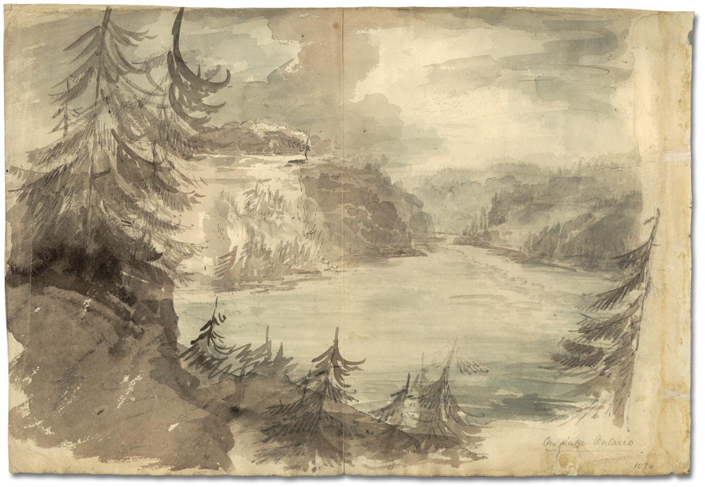 [Niagara Falls], [between 1791 and 1796]
