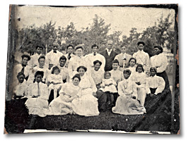 Photographie : Groupe non identifié, [vers 1875]