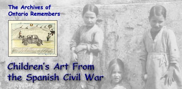 The Archives of Ontario Remembers Children's Art From the Spanish Civil War - Page Banner