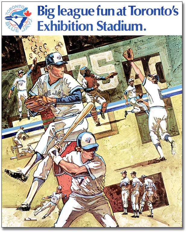 Poster: Toronto Blue Jays – Big League Fun at Toronto's Exhibition Stadium, 1977