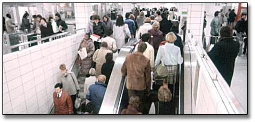 Bloor Subway Islington Station, November 1984