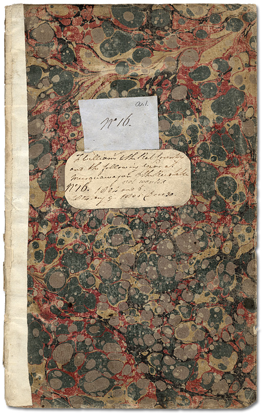Exterior cover of Journal #16, 1804-1806