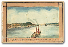 Watercolour: Bay of Quinte, 1830