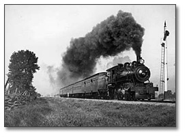 Photo: Grand Trunk Railway steam train, 1904