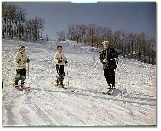 Photographie : Skieurs, Huntsville, 1960