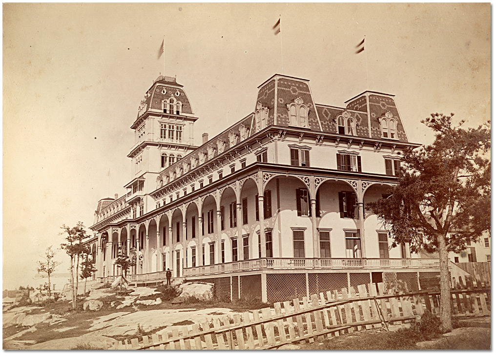 Photographie : Alexander Bay Thousand Island Hotel, [vers 1875]
