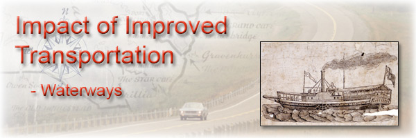 Yours to Discover: Tourism in Ontario through Time: Impact of Improved  Transportation: Waterways - Page Banner