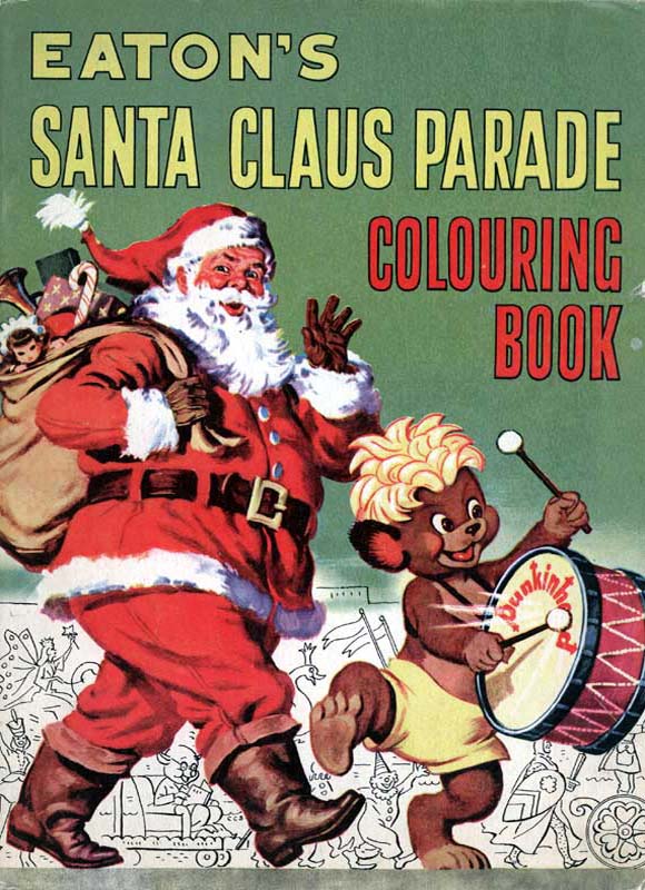 Eaton's Santa Claus Parade Colouring Book Cover