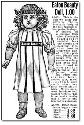 Catalogue image of of doll
