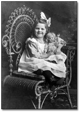 Photo: Little Girl and Doll