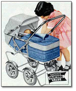 Christmas Catalogue, 1956: Doll Carriage