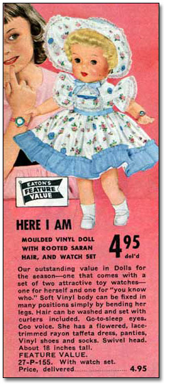 Christmas Catalogue, 1956: Dolls