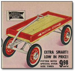 Christmas Catalogue, 1956: Western Flyer Red Wagon