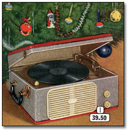 Christmas Catalogue, 1956: Record Player