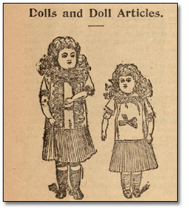 Christmas Catalogue, 1897: dolls