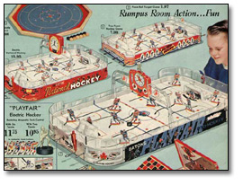 Eaton's Christmas Catalogue, 1962: Toy hockey games