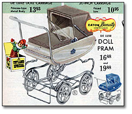 Eaton's Christmas Catalogue, 1962: Doll carriage