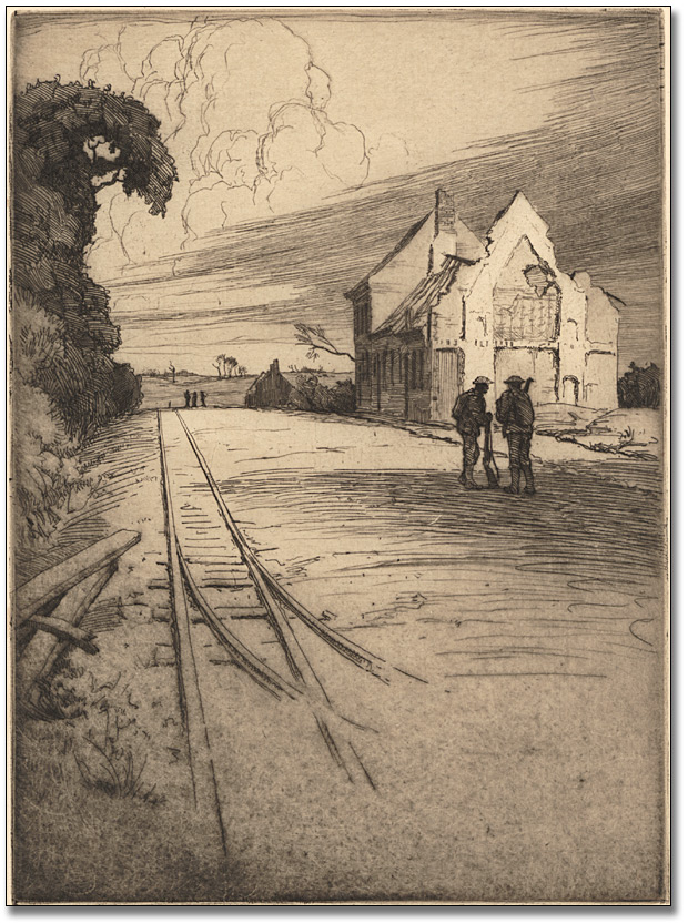 Gordon Road, Kemmel, 1917 