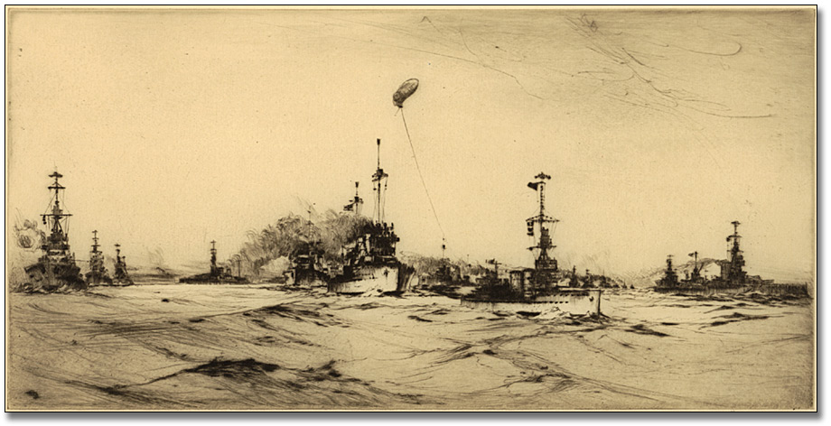 Surrender of the German fleet,  1918