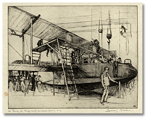 Prêt à l’expédition, à l’usine d’aviation no 2 [entre 1914 et 1919]