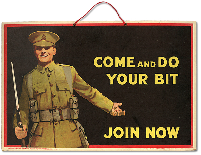 Come and do your bit. Join now, [entre 1914 et 1918]