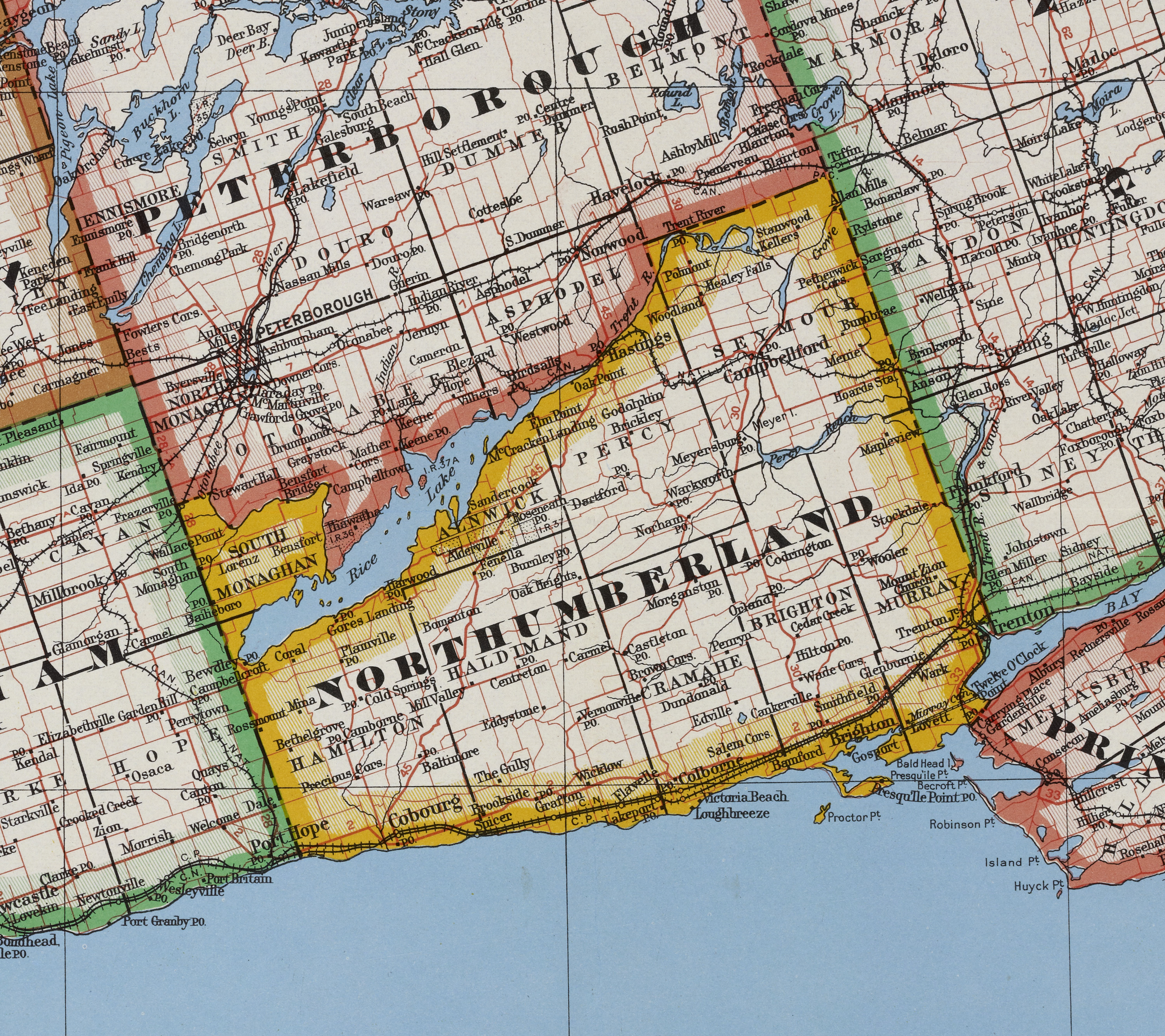 The Changing Shape of Ontario: County of Northumberland