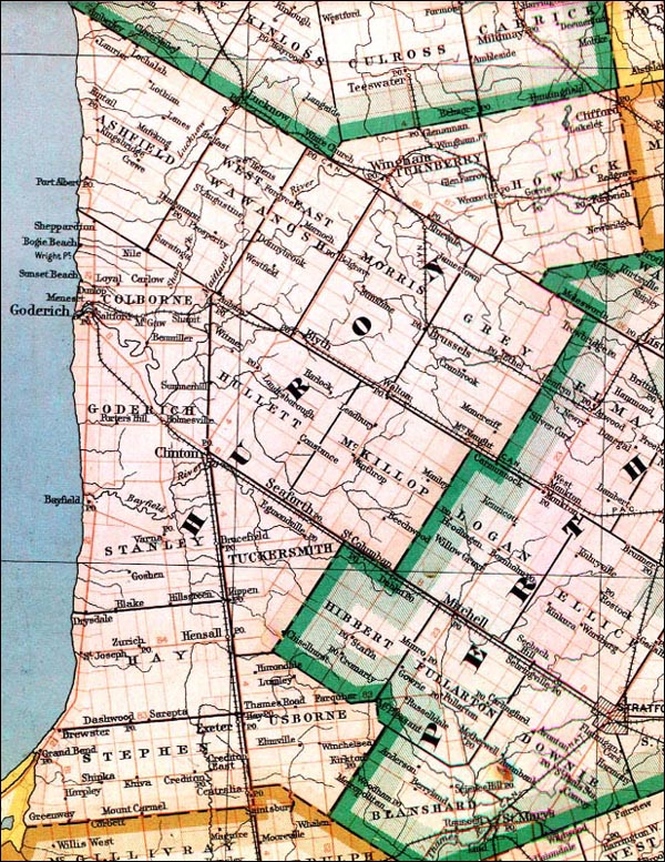 The Changing Shape of Ontario: County of Huron