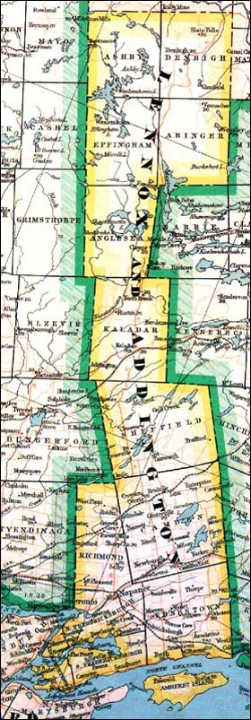 The Changing Shape of Ontario County of Lennox and Addington