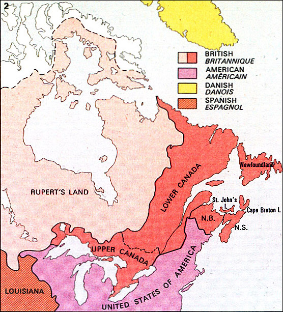 Map of Ontario Boundaries - 1791