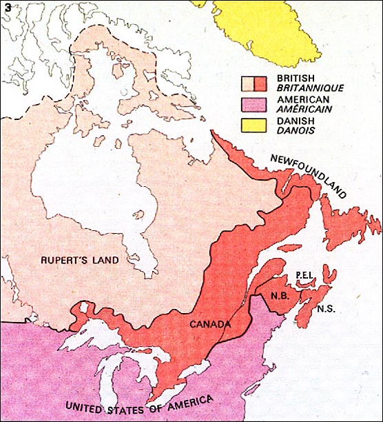 Map of Ontario Boundaries - 1840