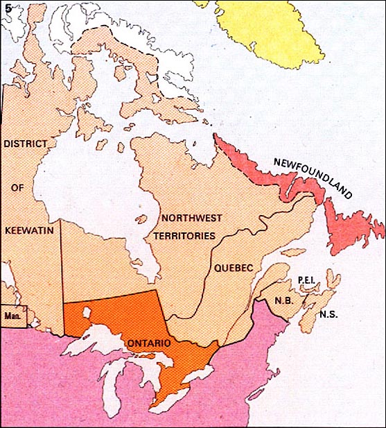 Map of Ontario Boundaries - 1876