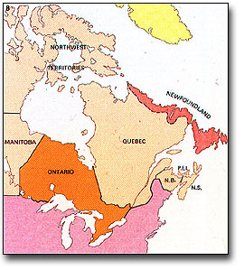 Map of Ontario Boundaries - 1912