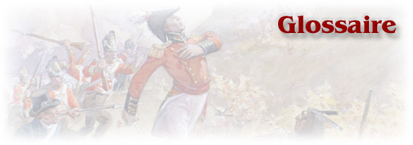 La guerre de 1812 : Glossaire - bannière