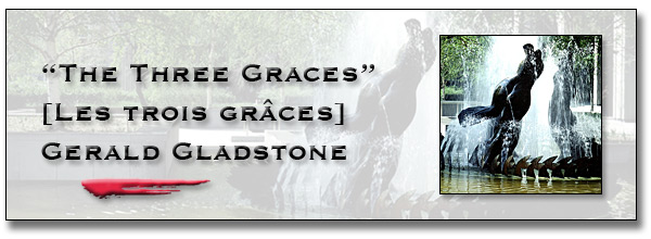Les arts à Queens Park : l'édifice Macdonald - The Three Graces [Les trois grâces] - Gerald Gladstone bannière