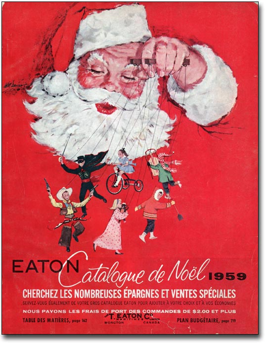 Le catalogue de Noël Eaton, 1959 (Toronto)