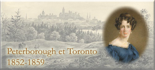 Anne Langton, dame de bonne famille, pionnière et artiste : Peterborough et Toronto - 1852-1859 - bannière