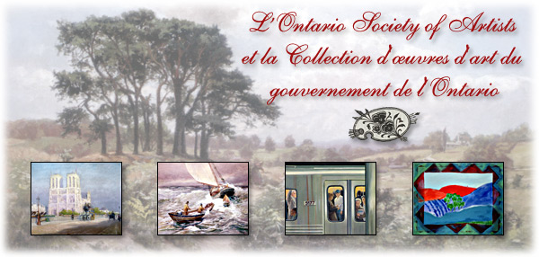 L’Ontario Society of Artists et la Collection d'œuvres d'art du gouvernement de l'Ontario - bannière