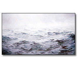 huile sur toile : Squally Weather in the Channel, [Temps à grains dans la Manche], [s.d.]